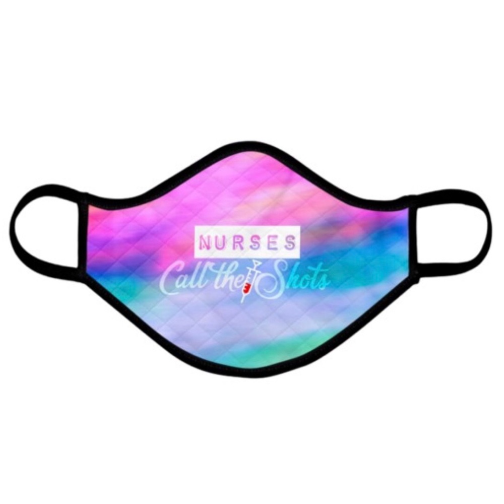 One Custom Face Mask w/elastic fitting